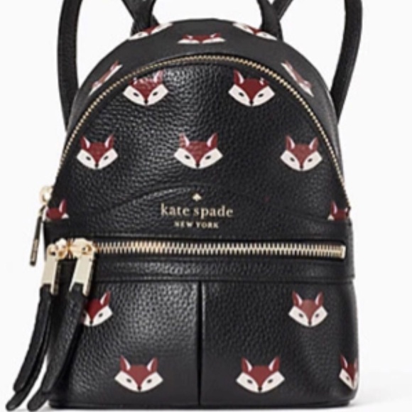KATE SPADE OUT OF THE WOODS CUTIE FOX BACKPACK - Picture 2 of 9